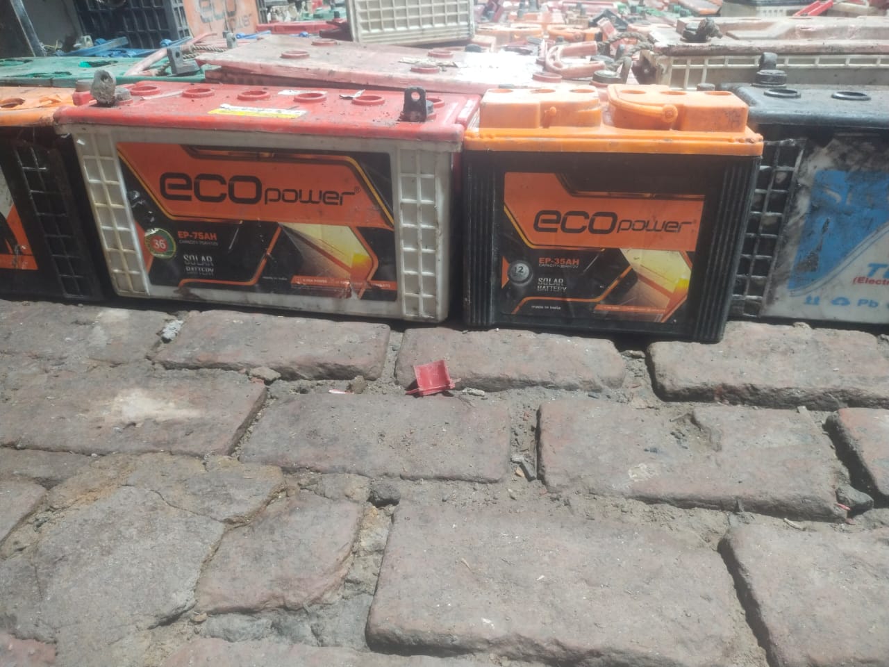 Used batteries for scrap